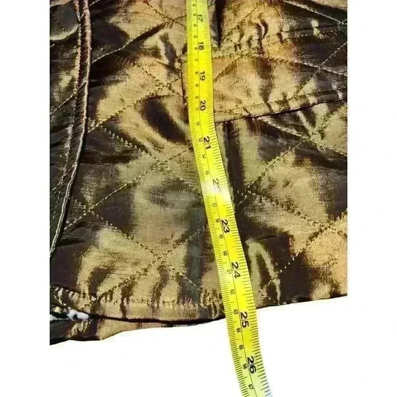 Grace chuang Ny  Rare Vgt Sz m brown gold Collar Button Boho Goblin Core - Picture 5 of 8